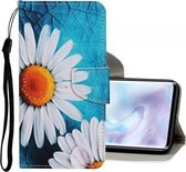 Voor Xiaomi Mi Note 10 Pro Gekleurde tekening patroon Horizontale flip lederen tas met houder & kaartsleuven & portemonnee (meganium)