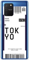 Voor Samsung Galaxy A91 Boarding Pass Series TPU telefoon beschermhoes (Tokyo)