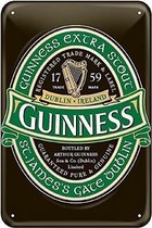 Metalen Bord Guinness Bier Logo Green