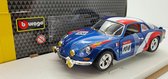 Bburago RENAULT ALPINE A110 1600S #108 1:24 blauw/rood/wit