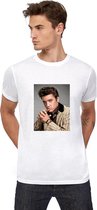 T-shirt Elvis Presley - T-shirt - Wit - Maat L
