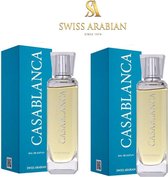 Swiss Arabian Casablanca - 2 Stuks - Eau de Parfum spray (unisex) 100 ml