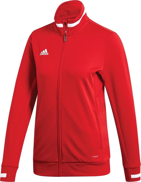 adidas T19 Sportvest - Maat XS - Vrouwen - rood/wit