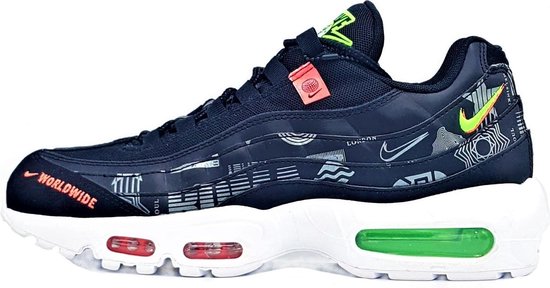 Air Max 95 WW Black/ White-Green Strike - Maat 43 | bol.com