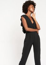 LOLALIZA Mouwloze jumpsuit - Zwart - Maat 42