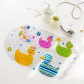 Badmatje - Antislip - Antislipmat Bad / Douche - Voor kinderen en baby's - mat voor in bad - mat voor in douche - douchemat met zuignappen - 68 x 39 cm - Badeenden