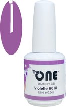The One Pro Gellak - 15ml - kleur Violette Paars H018