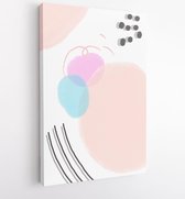 Abstract arts background, Hand drawn textures for wall decoration, invitation, cards, banner and poster. 2 - Moderne schilderijen – Vertical – 1771940243 - 40-30 Vertical
