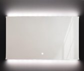 Design Spiegel Blackline Shape Met Strak Mat Zwarte Omlijsting B140xH70