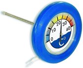 Zwembad - vijver - drijvende thermometer groot blauw