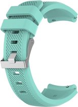 Strap-it siliconen horlogeband 22mm universeel - aqua