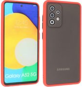 Samsung Galaxy A52 & Galaxy A52 5G Hoesje Hard Case Backcover Telefoonhoesje Rood