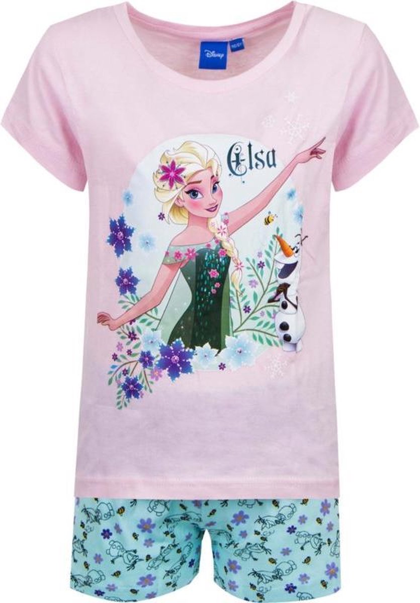 Frozen pyjama - korte broek en t-shirt - Elsa shortama - maat 98