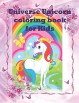 Univers Unicorn coloring book for kids