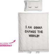 Elodie - Dekbedset - overtrek + kussensloop - 100x130cm - Change the World