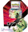 Afbeelding van het spelletje Pokemon Kaarten Box - V Strikers Summer Tin Tyranitar + 5 extra Pokémon stickers! | Opbergdoos | Speelgoed Verzamelkaarten voor kinderen voor in verzamelmap |  Booster box trading cards | Boosterbox vmax Pokeball knuffel Mew Mewto Umbreon
