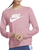 Nike Sportswear Essential Trui - Vrouwen - roze - wit