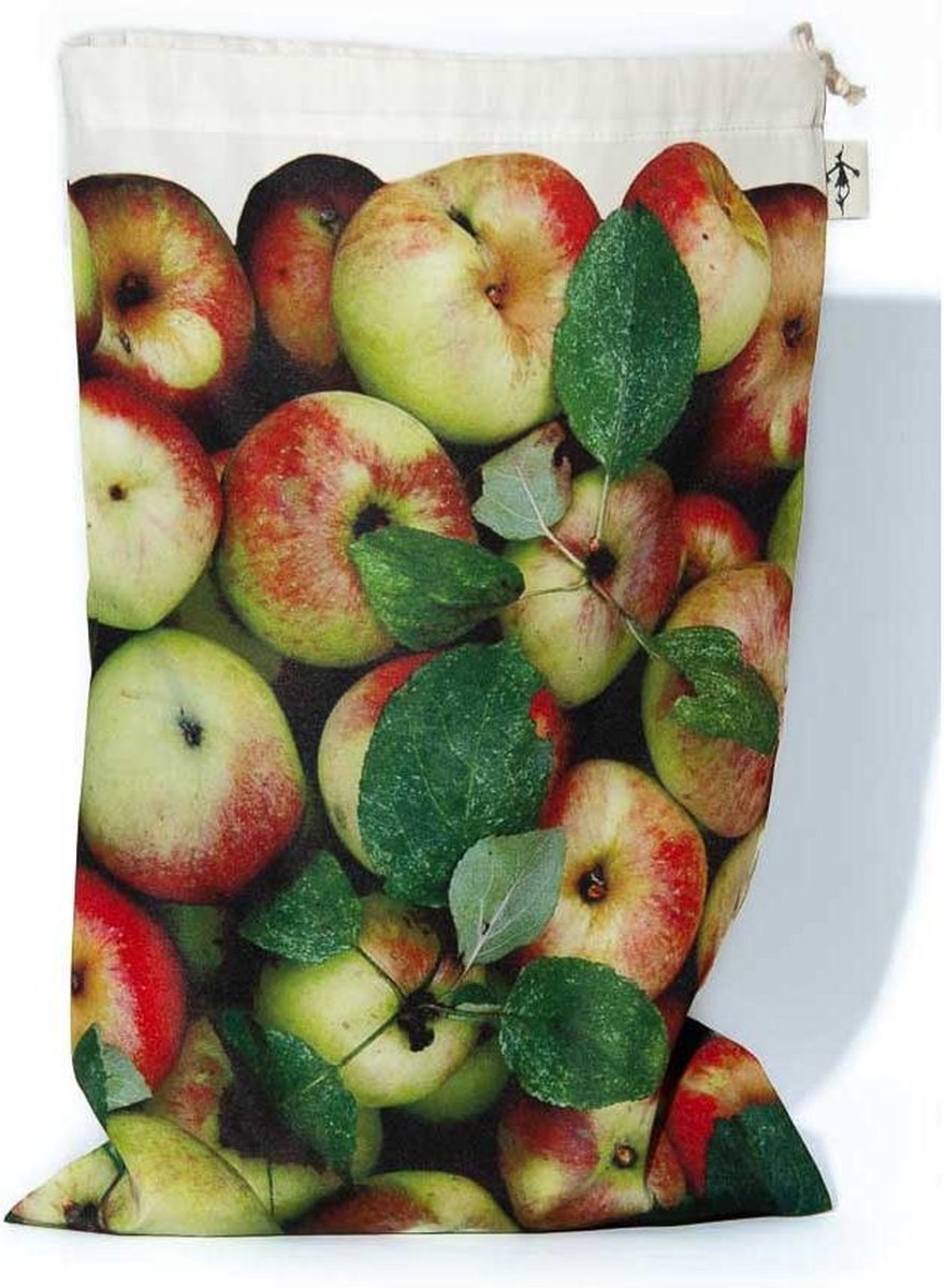 Herbruikbare fruit zak - Appels - MB Design - H 31 x B 21 cm