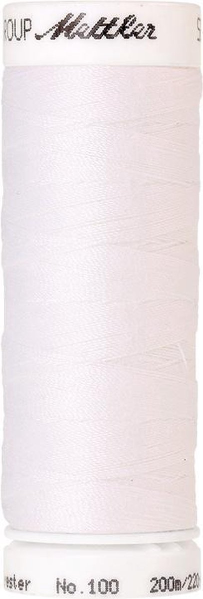 Seralon Naaigaren nr 100 - 200 meter - Kleur: 2000 wit Amann-Mettler
