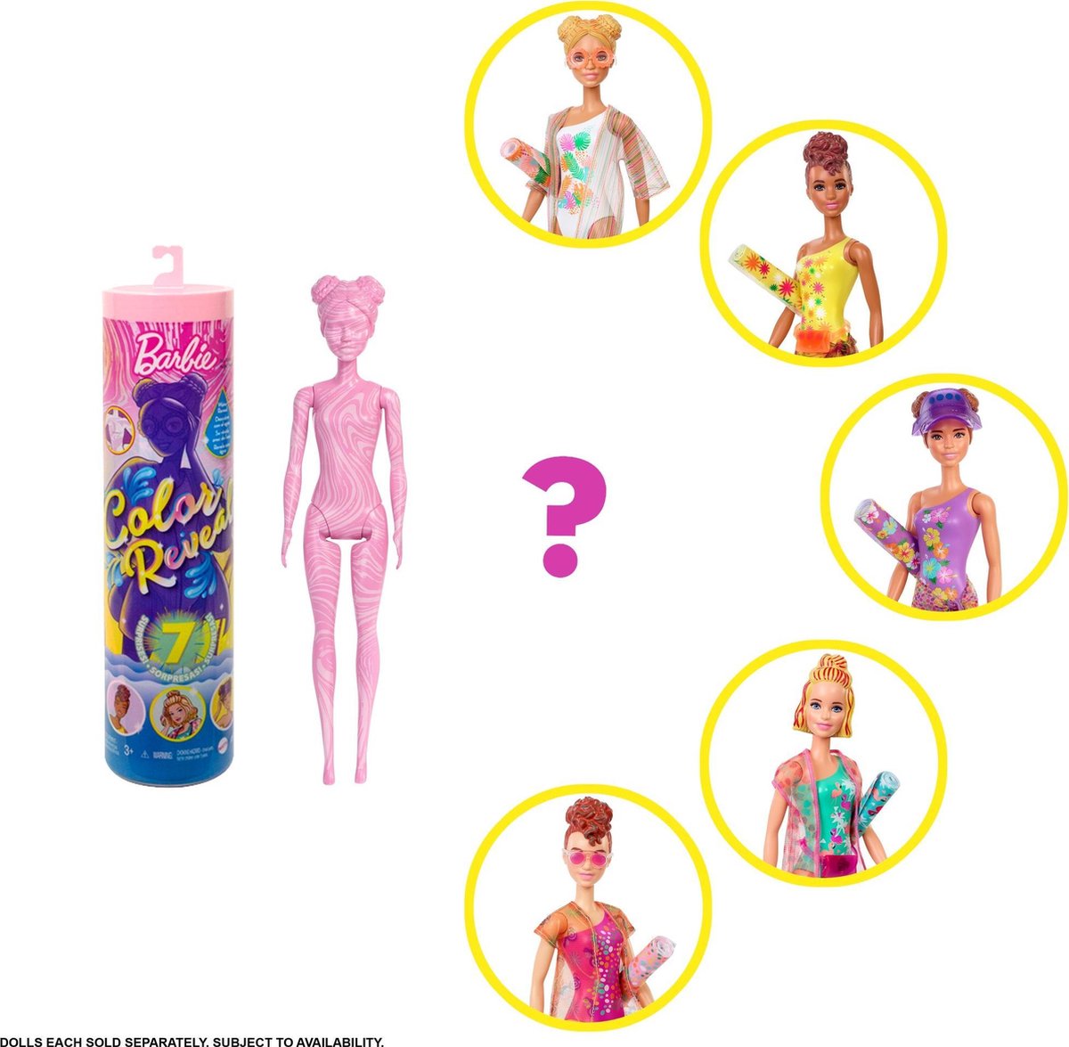 Barbie Color Reveal - Wave 3 - Sand and Sun Series — afbeelding 4