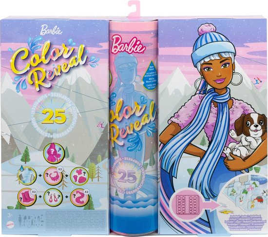 Barbie Color Reveal adventkalender 2021