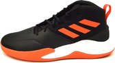 ADIDAS OWNTHEGAME WIDE - ZWART / ROOD / WIT - MAAT 44 2/3