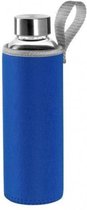 Montana Drinkfles 500 Ml Glas Blauw/Transparant