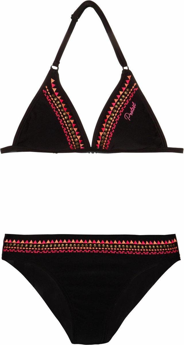 RIFKA 20 JR Girls Triangel Bikini - True Black - Maat 152