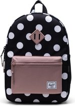 Heritage Youth - Polka Dot Black and White/Ash Rose