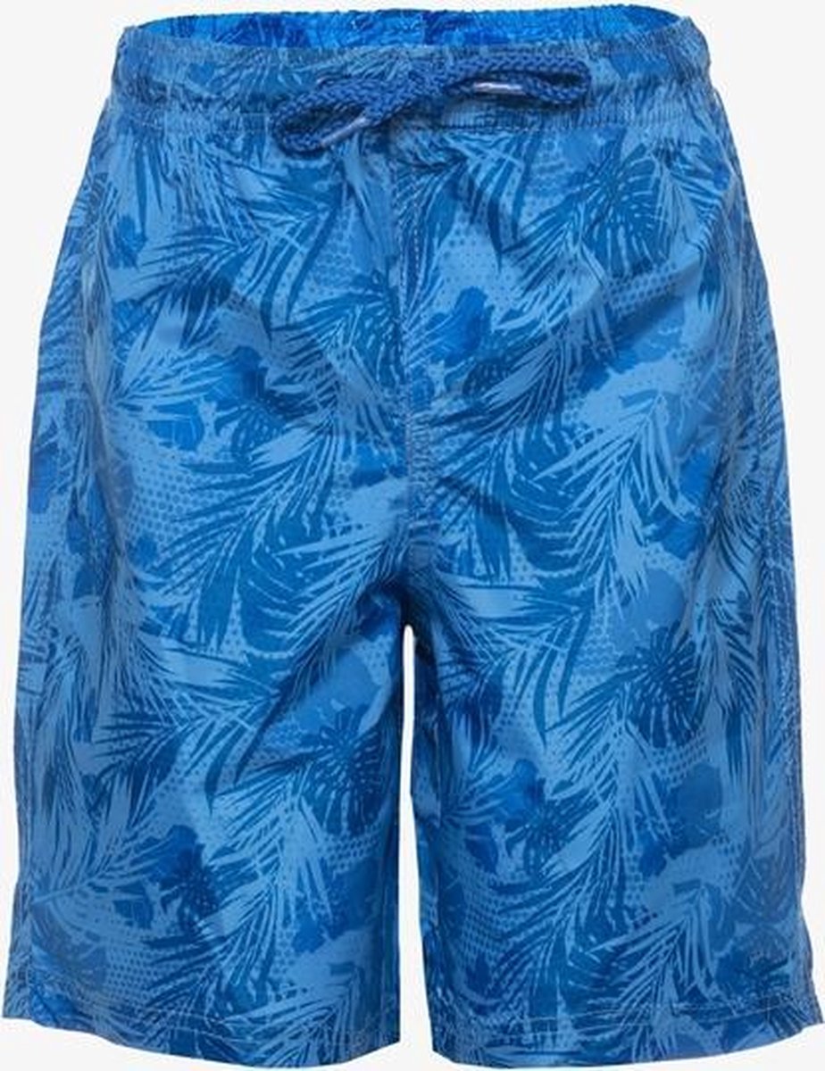 Osaga jongens zwemshort met bloemenprint - Blauw - Maat 158/164