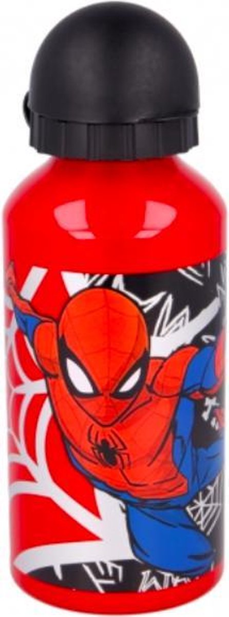 Spiderman Aluminium drinkfles - 400 ml