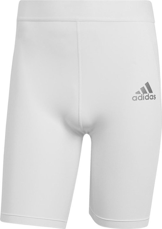 adidas - Techfit Thermo Shorts - Thermoshorts Voetbal - XXL - Wit | bol.com