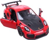 Kinsmart Speelgoedauto Porsche 911 Gt2 Rs 1:36 Metaal Rood