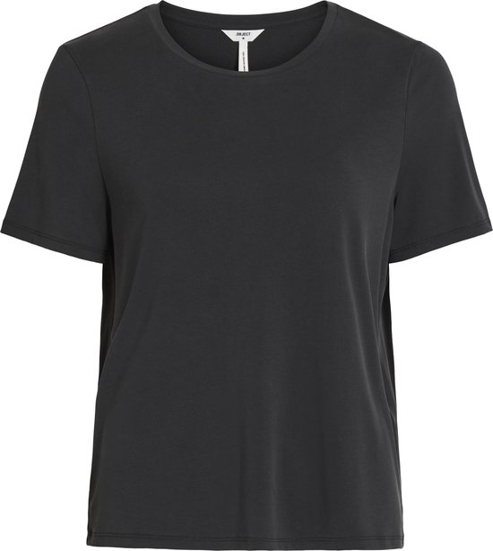Object Objannie S/s T-shirt Noos Tops & T-shirts Dames - Shirt - Zwart - Maat M
