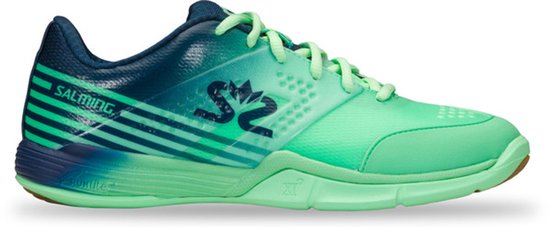 Salming Indoorschoen Viper 5 Dames Groen Blauw