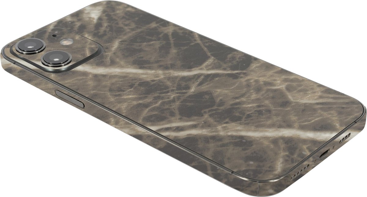 ScreenSafe Skin iPhone 12 Pro Max Old Linen Wood zonder logo