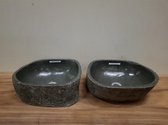Waskommen natuursteen Twinset FL20602 A+B