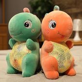 Dinosaurus knuffel - Dino Knuffel - Dinosaurus knuffel baby - Dinosaurus speelgoed - Dinosaurussen - Oranje