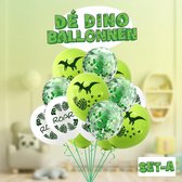 Dinosaurus ballonnen ! Set A ! | Verschillende dino ballonnen voor op een kinderfeestje of kinderkamer! | Ook leuk als speelgoed | Op te blazen met een rietje of met helium |