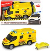 Dickie Toys Sos - Ambulance Iveco - Nederlandse versie - 18 cm - Licht & Geluid