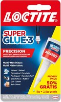 Loctite Super Glue Superglue Super Glue, 5 g + 50% offert, sous blister