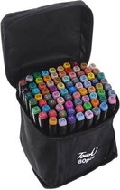 Markers -Marker set - 80 stuks - XL markerset - Markeer stift - Stift - Permanent markers -  Dual Tip Permanent markers - Tekenen - Artist - NEW MODEL - LIMITED EDITION