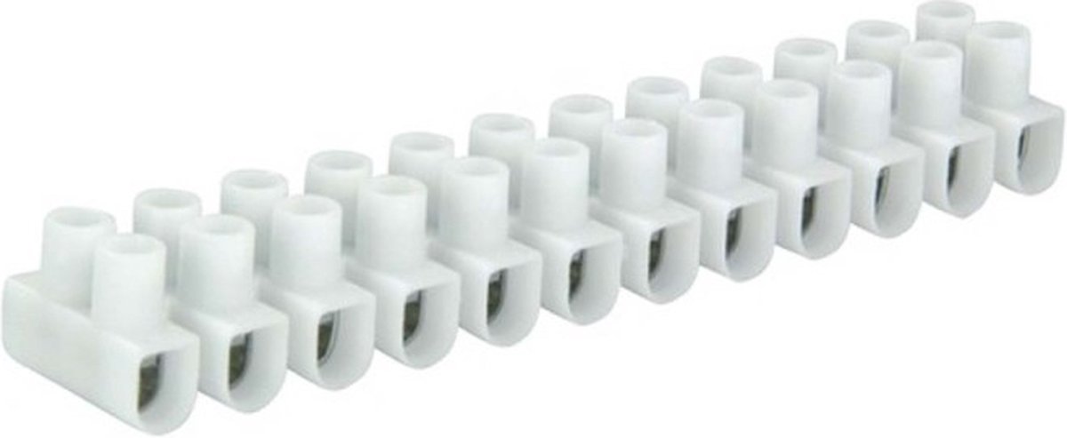 Kroonsteen strip 1,5 - 6mm2 wit