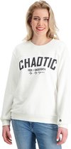 FnckFashion Dames Unisex Sweater CHAOTIC "Limited Edition" Off White Maat S