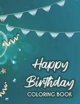 Happy Birthday Coloring Book