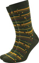 Suitable Bamboe Pattern Sokken Groen - maat 42-46