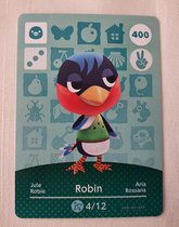Amiibo animal crossing new horizons kaarten origineel Eu : 400 robin