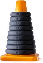 Perfect Fit Play Zone Cockring Set Maat nr.11 t/m nr.19 - Zwart