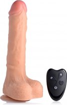 Real Thrust 7X Thrusting Remote Silicone Dildo - Flesh