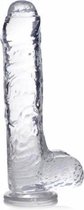 Jock C-Thru Transparante Dildo - 25 cm.